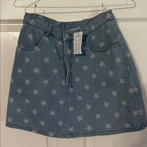 Luxe Light Blue Starry Denim